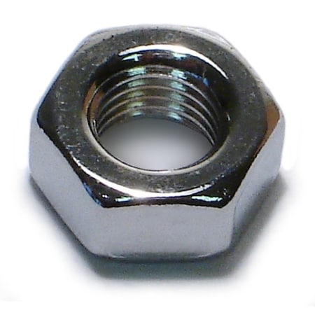 Midwest Fastener Hex Nut, M8-1.00, Steel, Class 8, Chrome Plated, 10 PK 74574